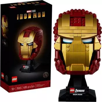 Конструктор пластиковый Lego Marvel Super Heroes Avengers Movie 4 Шлем Железного Человека, 480 деталей