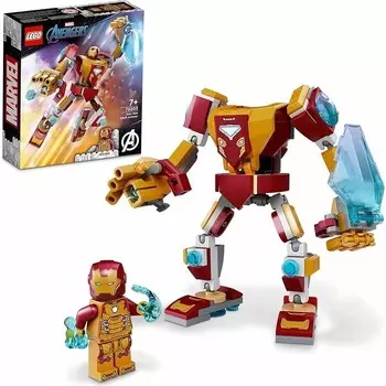 Конструктор пластиковый Lego Marvel Super Heroes Железный Человек, 130 деталей