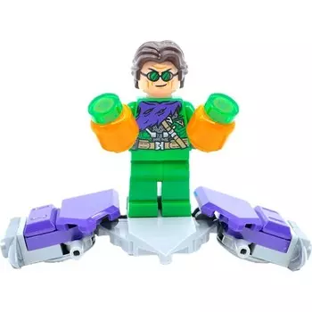 Конструктор пластиковый Lego Marvel Зеленый гоблин на ховерборде, 21 деталь