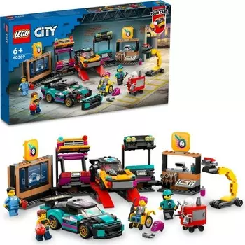 Конструктор пластиковый Lego Мастерская по тюнингу автомобилей, 507 деталей