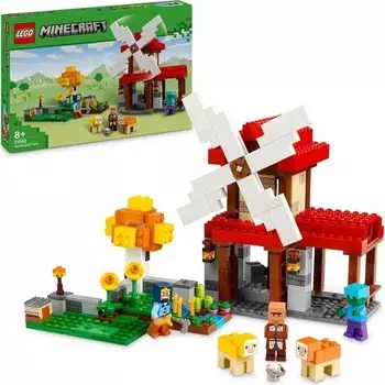 Конструктор пластиковый Lego Minecraft Ферма ветряных мельниц