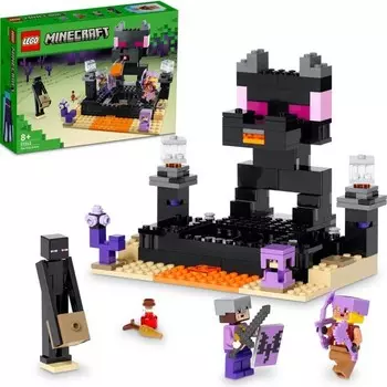 Конструктор пластиковый Lego Minecraft Финальная арена, 252 детали