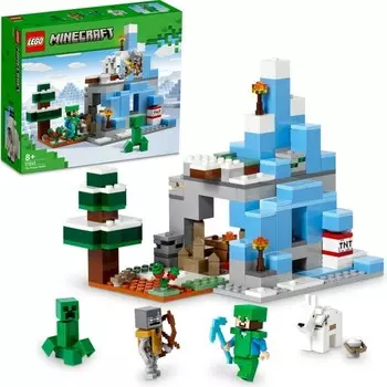 Конструктор пластиковый Lego Minecraft Frozen Ледяные вершины, 304 детали
