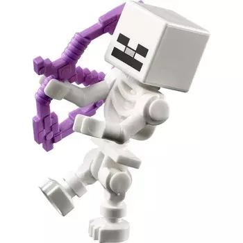 Конструктор пластиковый Lego Minecraft Мини-фигурка с фиолетовой стрелкой