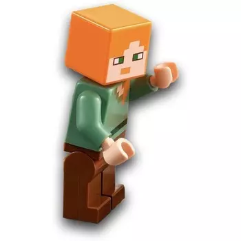 Конструктор пластиковый Lego Minecraft Минифигурка Алекса, 5 деталей