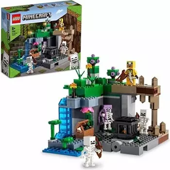 Конструктор пластиковый Lego Minecraft Подземелье скелетов, 364 детали