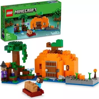 Конструктор пластиковый Lego Minecraft Тыквенная ферма, 257 деталей