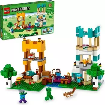 Конструктор пластиковый Lego Minecraft Ящик для крафта, 605 деталей