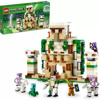 Конструктор пластиковый Lego Minecraft Замок железного Голема, 868 деталей