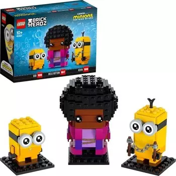 Конструктор пластиковый Lego Minions Белль Боттом, Кевин и Боб