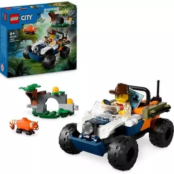 Конструктор пластиковый Lego Миссия исследователя джунглей с красной пандой, 92 детали