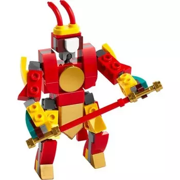 Конструктор пластиковый Lego Monkie Kid Боевой мини-робот, 65 деталей
