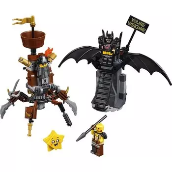Конструктор пластиковый Lego Movie Боевой Бэтмен и Железная борода, 168 деталей