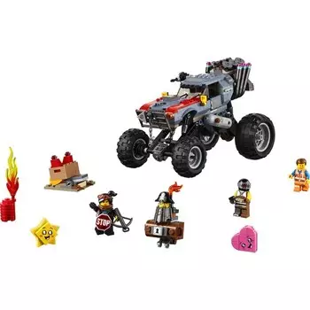 Конструктор пластиковый Lego Movie Побег Эммета и Дикарки на багги, 515 деталей
