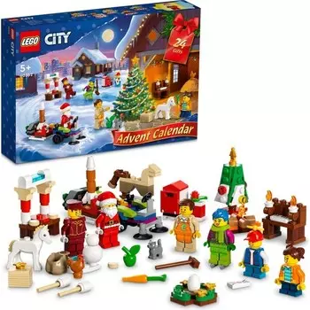 Конструктор пластиковый Lego Набор для изготовления адвент календаря, 287 деталей