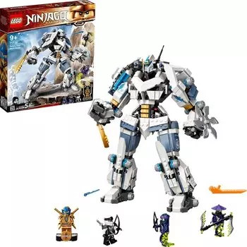 Конструктор пластиковый Lego Ninjago Битва с роботом, 840 деталей