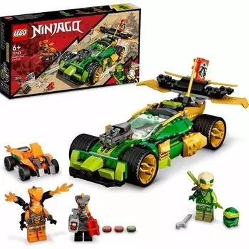 Конструктор пластиковый Lego Ninjago Гоночная машина Ллойда EVO, 279 деталей