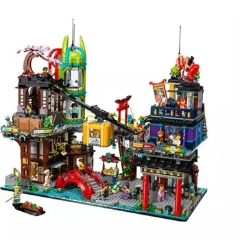 Конструктор пластиковый Lego Ninjago Городской рынок, 6163 детали