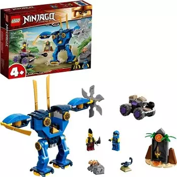 Конструктор пластиковый Lego Ninjago Электрический робот Джея, 106 деталей