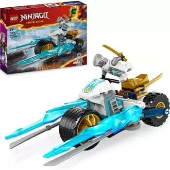 Конструктор пластиковый Lego Ninjago Ледяной велосипед Зейна, 84 детали