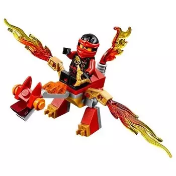 Конструктор пластиковый Lego Ninjago Мини-дракон Кая, 39 деталей
