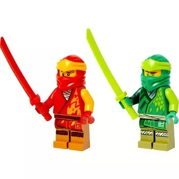 Конструктор пластиковый Lego Ninjago Мини-фигурки Лойда и Кая