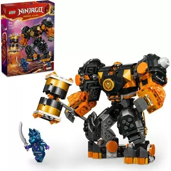 Конструктор пластиковый Lego Ninjago Робот-элементаль Коула, 235 деталей