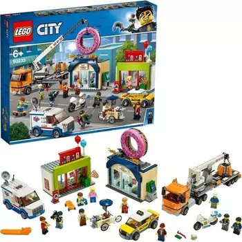 Конструктор пластиковый Lego Открытие магазина пончиков