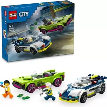 Конструктор пластиковый Lego Погоня за полицейской машиной, 213 деталей