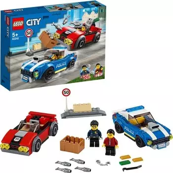 Конструктор пластиковый Lego Полицейский арест на шоссе