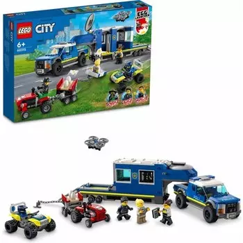 Конструктор пластиковый Lego Полицейский командный грузовик, 436 деталей