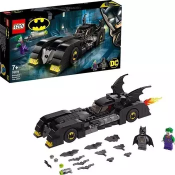 Конструктор пластиковый Lego Преследование Джокера на Бэтмобиле, 342 детали
