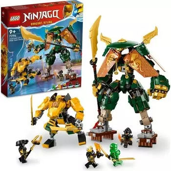 Конструктор пластиковый Lego Роботы отряда ниндзя, 764 детали