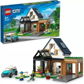 Конструктор пластиковый Lego Семейный домик и электромобиль, 462 детали