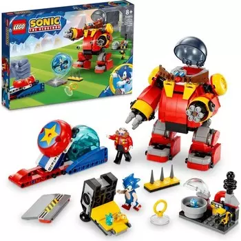 Конструктор пластиковый Lego Sonic the Hedgehog Соник против робота Эггмана, 615 деталей