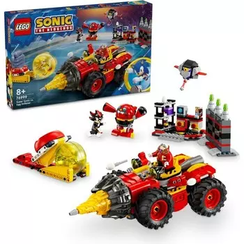Конструктор пластиковый Lego Sonic the Hedgehog Соник против Эгг Дриллстера, 590 деталей
