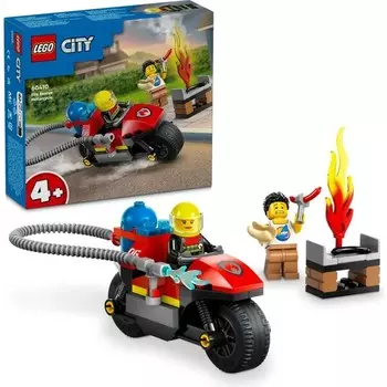 Конструктор пластиковый Lego Спасательный мотоцикл, 57 деталей