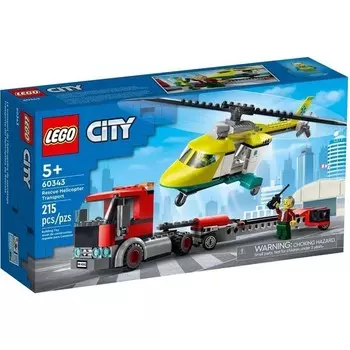 Конструктор пластиковый Lego Спасательный вертолет, 215 деталей
