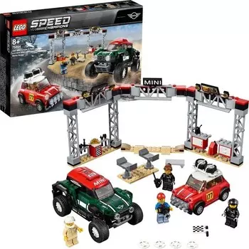 Конструктор пластиковый Lego Speed Champions 1967 Mini Cooper S Rally / 2018 Mini John Cooper Works Buggy, 481 деталь