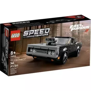 Конструктор пластиковый Lego Speed Champions Fast & Furious 1970 Dodge Charger R/T, 345 деталей