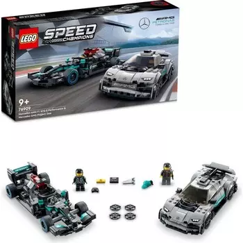 Конструктор пластиковый Lego Speed Champions Mercedes-AMG F1 W12 E Performance / Mercedes-AMG Project One, 564 детали