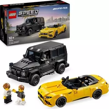 Конструктор пластиковый Lego Speed Champions Mercedes-AMG G 63 / Mercedes-AMG SL 63, 808 деталей