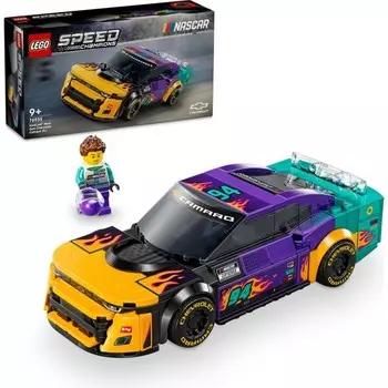 Конструктор пластиковый Lego Speed Champions Nascar Next Gen Chevrolet Camaro ZL1, 328 деталей