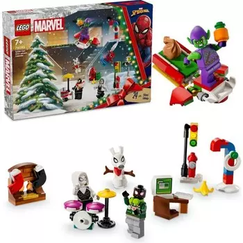 Конструктор пластиковый Lego Spider Man Адвент календарь, 246 деталей