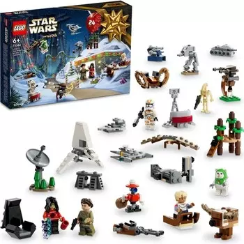 Конструктор пластиковый Lego Star Wars Адвент календарь, 320 деталей