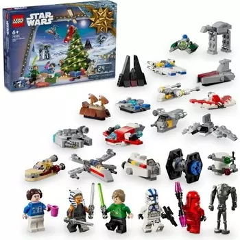 Конструктор пластиковый Lego Star Wars Адвент календарь, 368 деталей