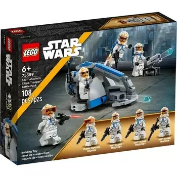 Конструктор пластиковый Lego Star Wars Боевой набор клонов-солдат 332-й роты, 108 деталей