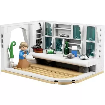 Конструктор пластиковый Lego Star Wars Кухня в семейной усадьбе Ларсов, 195 деталей