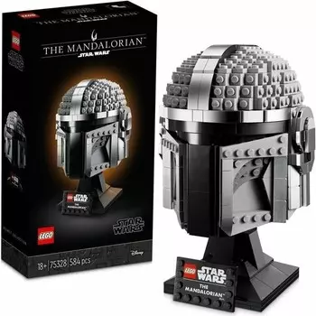 Конструктор пластиковый Lego Star Wars Мандалорский шлем, 584 детали