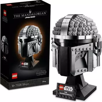 Конструктор пластиковый Lego Star Wars Мандалорский шлем, 584 детали